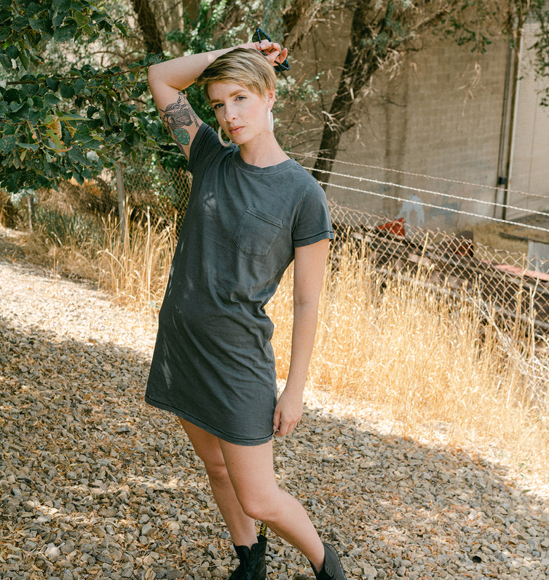t-shirt dress Always There For You T-Shirt Dress In Black M / Black