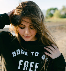 Born To Be Free Crewneck