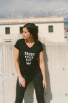 Trust Your Gut V-Neck Tee